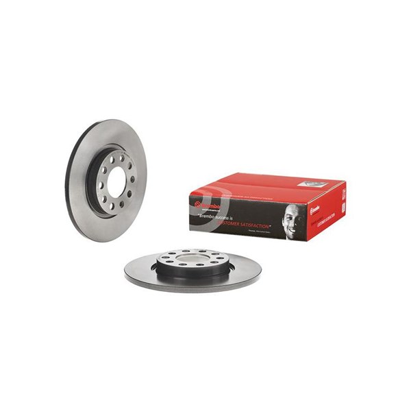 Bromsskiva Solid, Bakaxel Brembo Coated disc line 08.N282.11 BREMBO