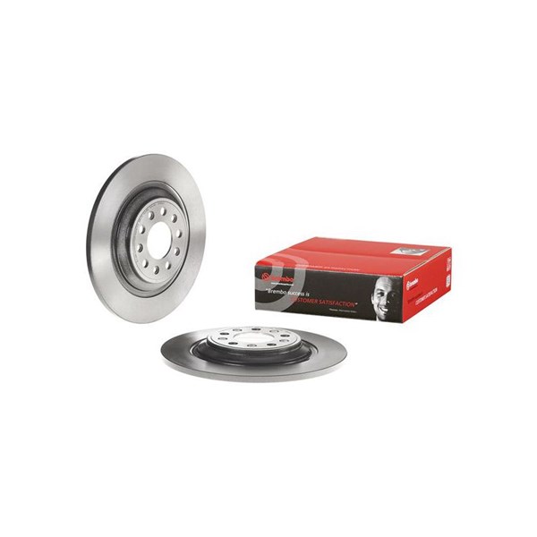 Bromsskiva Solid, Bakaxel Brembo Coated disc line 08.N283.81 BREMBO