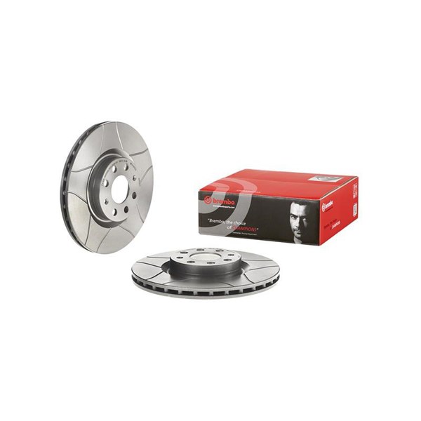 Bromsskiva Ventilerad, Framaxel Brembo Brembo max line 09.4939.77 BREMBO