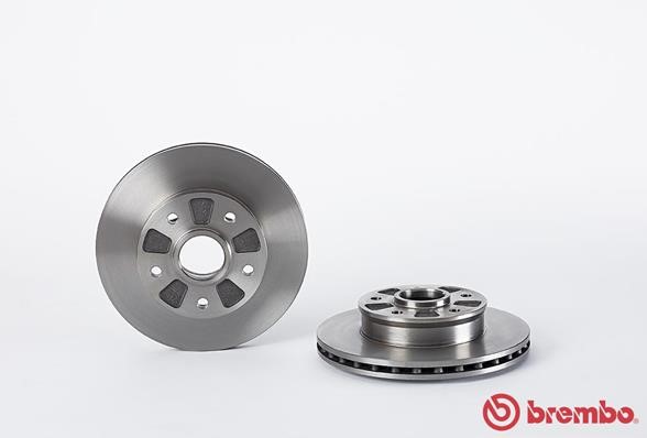 Bromsskiva Ventilerad, Framaxel Brembo 09.6851.10 BREMBO