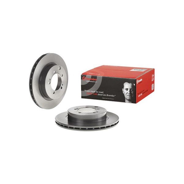Bromsskiva Ventilerad, Bakaxel Brembo Coated disc line 09.7143.31 BREMBO