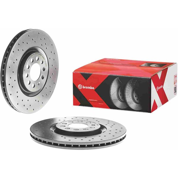 Bromsskiva Hålad/ventilerad, Framaxel Brembo 09.7880.1X BREMBO