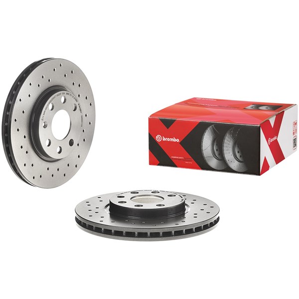 Bromsskiva Hålad/ventilerad, Framaxel Brembo 09.8601.1X BREMBO Bromsskiva Hålad/ventilerad, Framaxel Brembo 09.8601.1X BREMBO