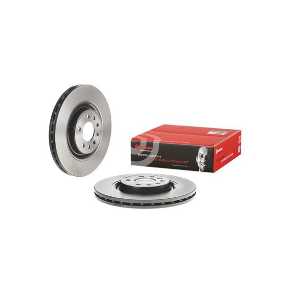 Bromsskiva Ventilerad, Framaxel Brembo 09.8649.51 BREMBO
