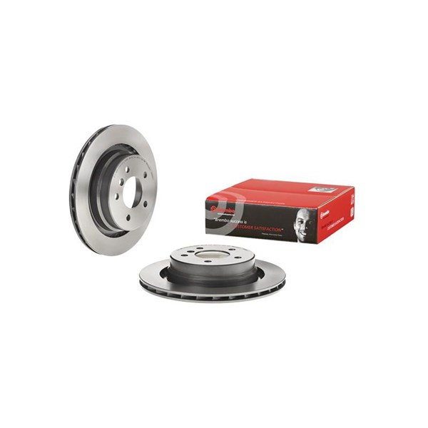 Bromsskiva Ventilerad, Bakaxel, Bakaxel vänster Brembo 09.8699.11 BREMBO