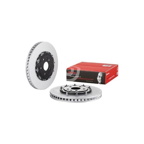 Bromsskiva Ventilerad, Framaxel, framaxel höger Brembo 09.A665.23 BREMBO