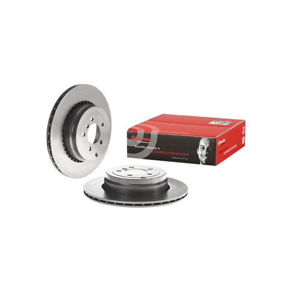 Bromsskiva Ventilerad, Bakaxel Brembo Coated disc line 09.A772.11 BREMBO