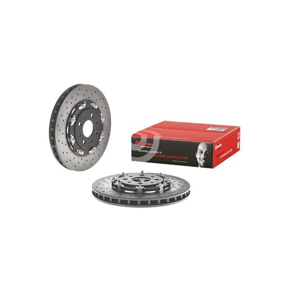 Bromsskiva Bromsskiva tvådelad, Framaxel Brembo 09.B085.13 BREMBO