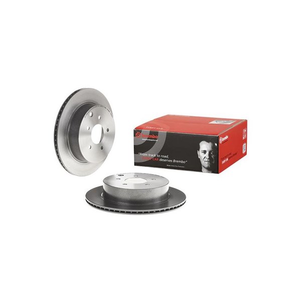 Bromsskiva Ventilerad, Bakaxel Brembo Coated disc line 09.B265.11 BREMBO