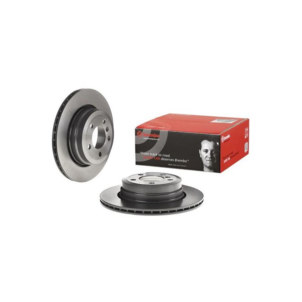 Bromsskiva Ventilerad, Bakaxel Brembo Coated disc line 09.B268.11 BREMBO