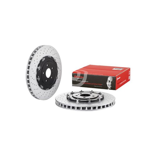 Bromsskiva Bromsskiva tvådelad, Framaxel Brembo 09.B386.33 BREMBO