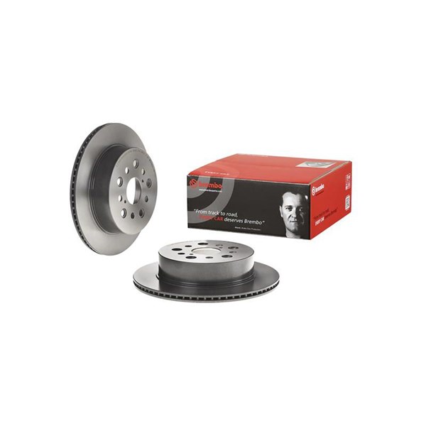 Bromsskiva Ventilerad, Bakaxel Brembo Coated disc line 09.B453.11 BREMBO