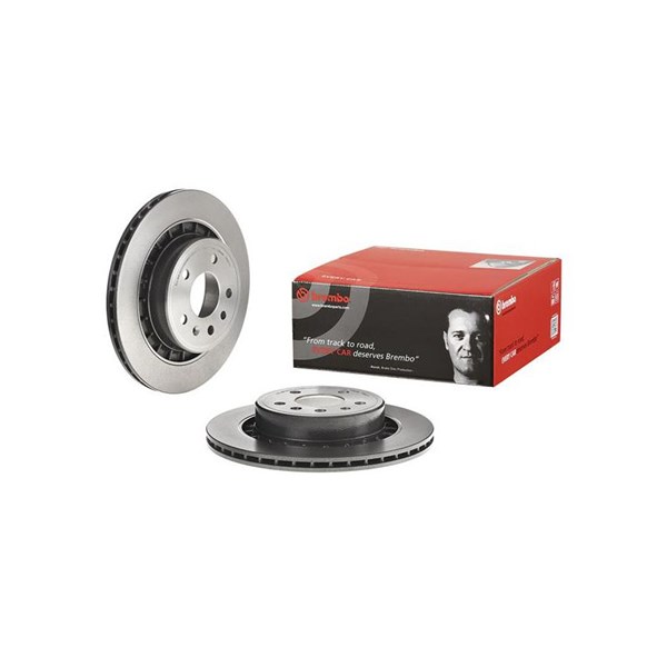 Bromsskiva Ventilerad, Bakaxel Brembo Coated disc line 09.B507.11 BREMBO