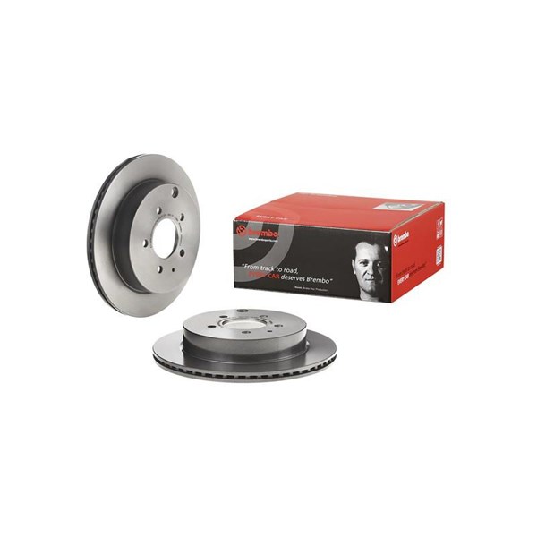 Bromsskiva Ventilerad, Bakaxel Brembo Coated disc line 09.B541.11 BREMBO