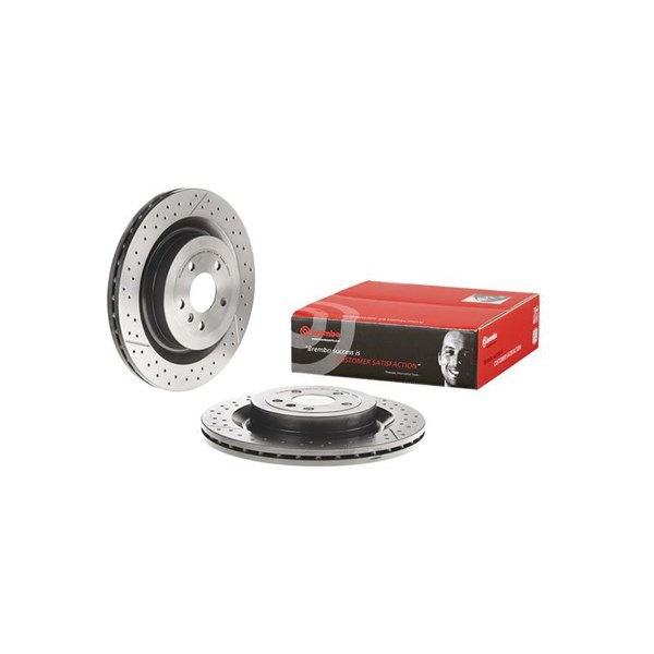 Bromsskiva Ventilerad, Bakaxel Brembo Coated disc line 09.B710.11 BREMBO