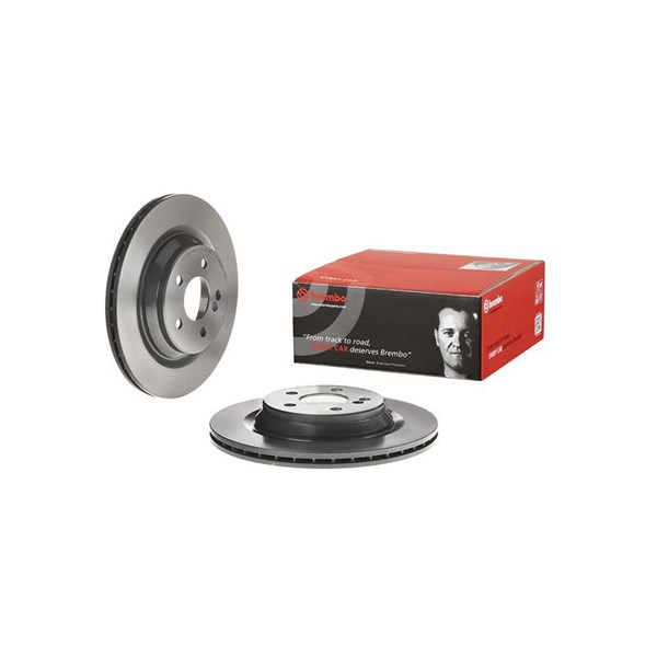Bromsskiva Ventilerad, Bakaxel Brembo Coated disc line 09.C134.11 BREMBO