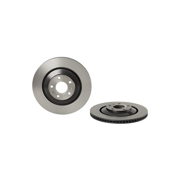 Bromsskiva Ventilerad, Bakaxel Brembo Coated disc line 09.C137.11 BREMBO