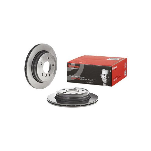 Bromsskiva Ventilerad, Bakaxel Brembo Coated disc line 09.C180.11 BREMBO