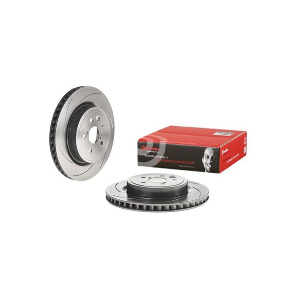 Bromsskiva Ventilerad, Bakaxel, Bakaxel vänster Brembo 09.C181.11 BREMBO