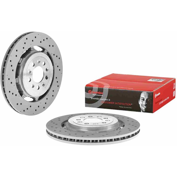Bromsskiva Ventilerad, Bakaxel Brembo 09.C506.33 BREMBO