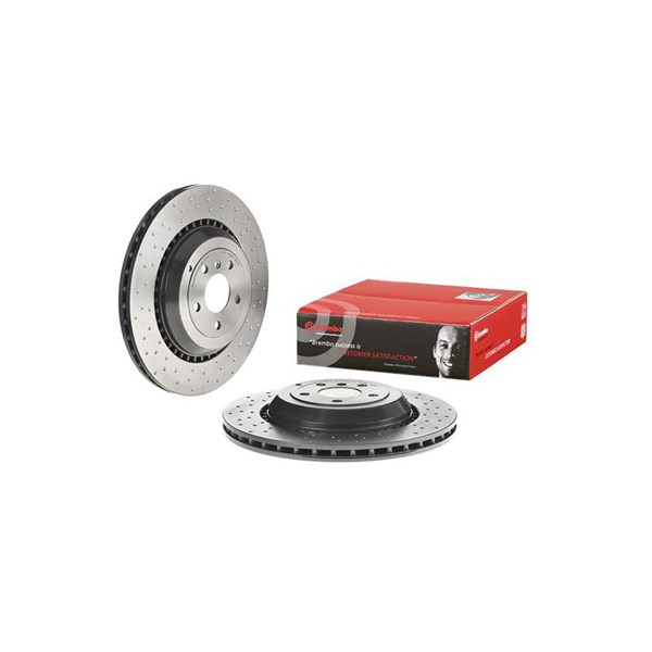 Bromsskiva Hålad/ventilerad, Bakaxel Brembo 09.C660.11 BREMBO