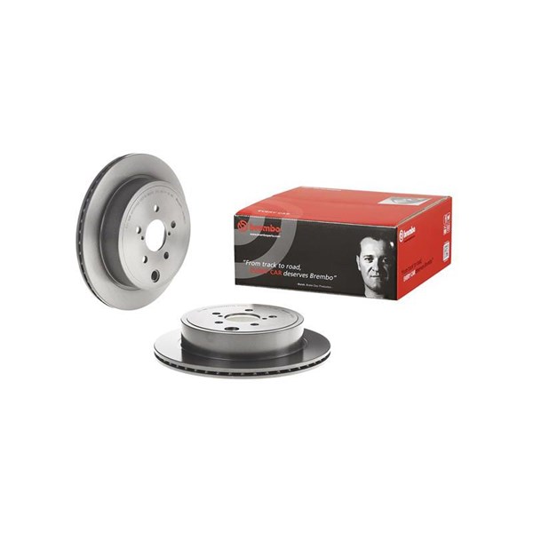 Bromsskiva Ventilerad, Bakaxel Brembo Coated disc line 09.C662.11 BREMBO