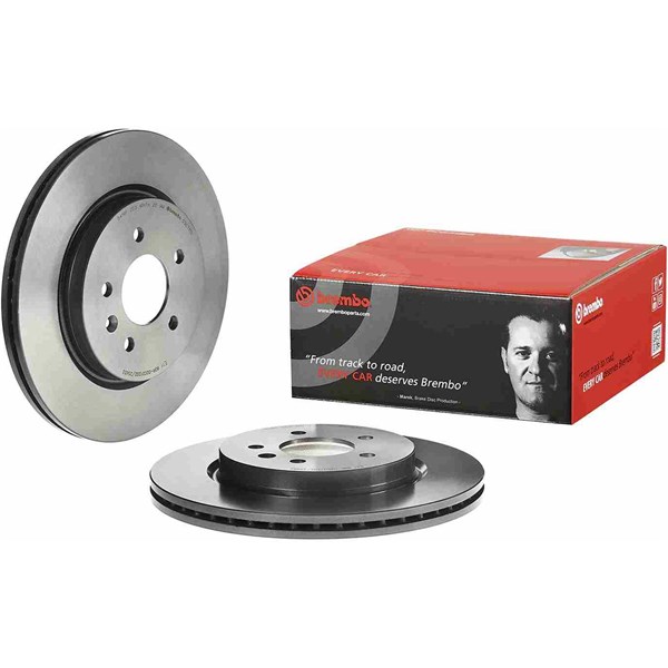 Bromsskiva Ventilerad, Bakaxel Brembo Coated disc line 09.C711.11 BREMBO