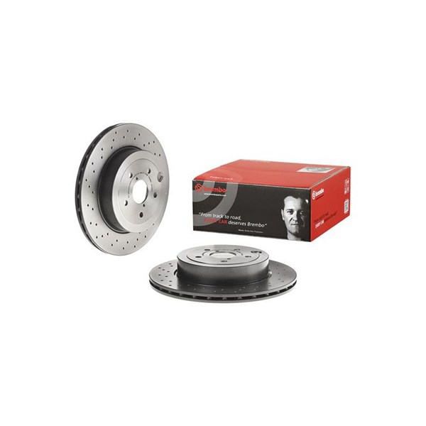 Bromsskiva Hålad/ventilerad, Bakaxel Brembo 09.C829.11 BREMBO
