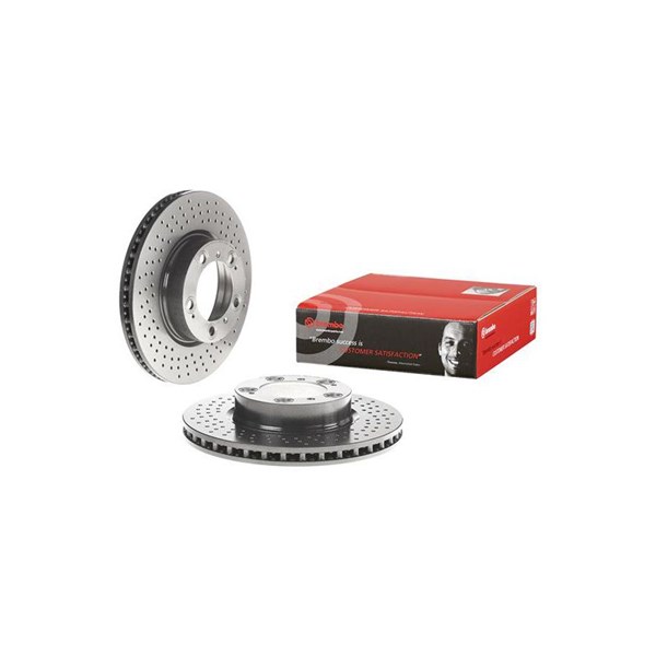 Bromsskiva Hålad/ventilerad, Framaxel Brembo 09.C880.11 BREMBO