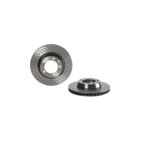 Bromsskiva Hålad/ventilerad, Bakaxel Brembo 09.C883.11 BREMBO