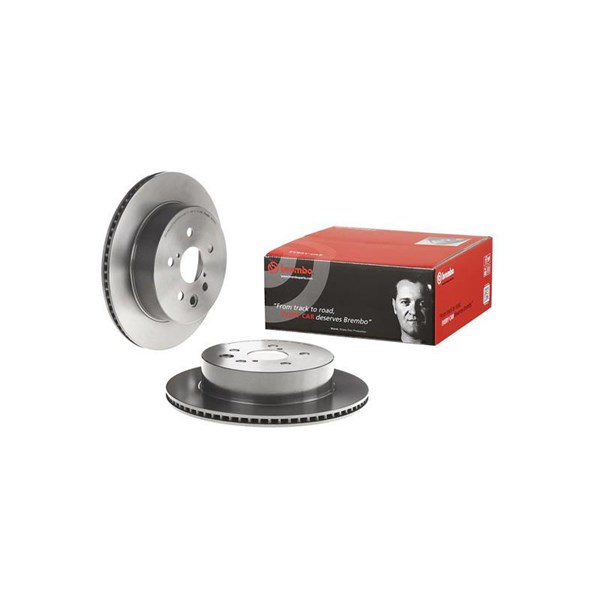 Bromsskiva Ventilerad, Bakaxel Brembo Coated disc line 09.C930.11 BREMBO