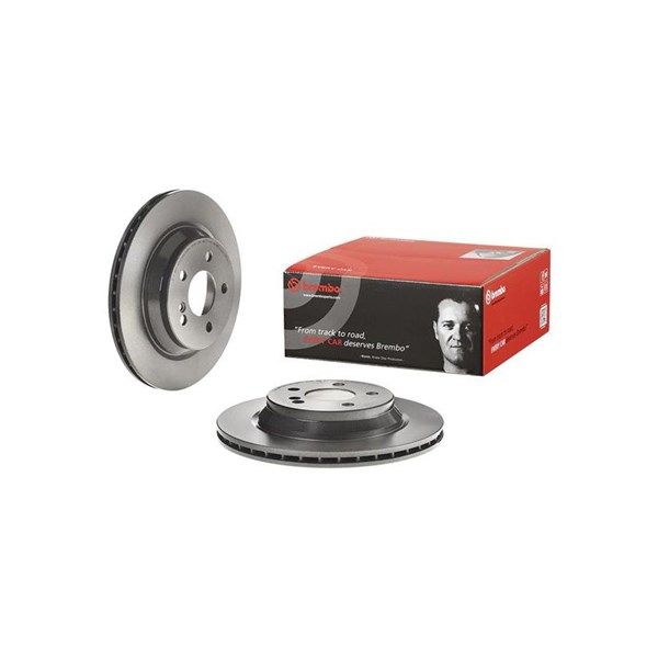Bromsskiva Ventilerad, Bakaxel Brembo Coated disc line 09.C941.11 BREMBO