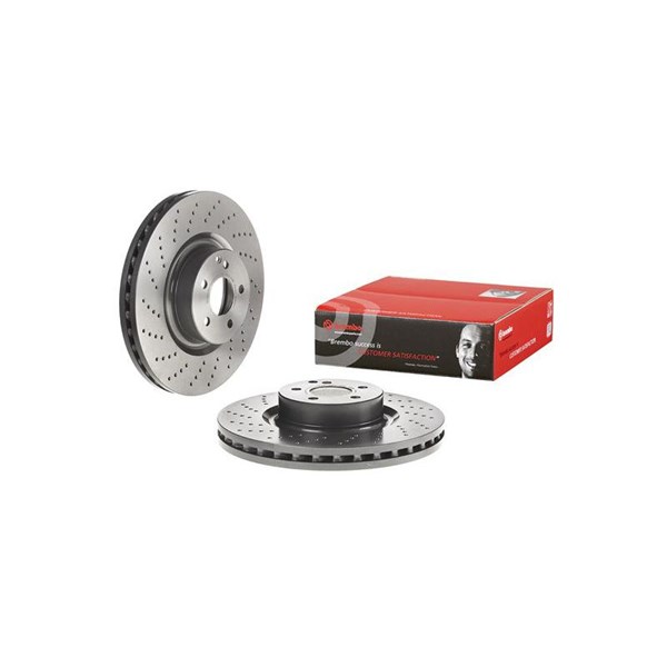 Bromsskiva Hålad/ventilerad, Framaxel Brembo 09.C943.11 BREMBO