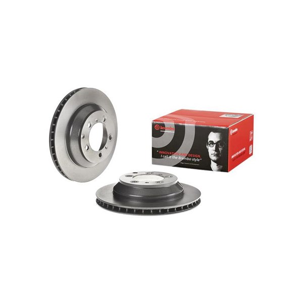 Bromsskiva Ventilerad, Bakaxel Brembo Coated disc line 09.C988.21 BREMBO