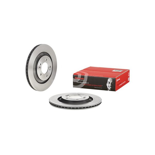 Bromsskiva Ventilerad, Bakaxel Brembo Coated disc line 09.D085.11 BREMBO