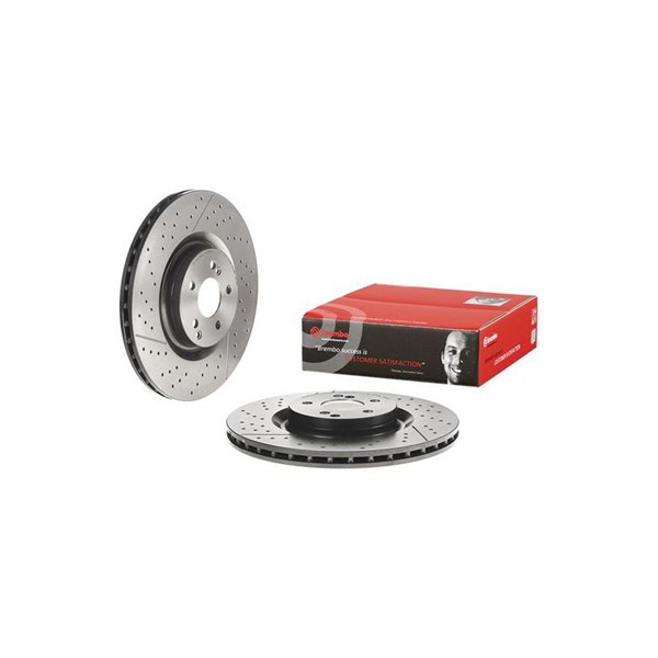 Bromsskiva Ventilerad, Bakaxel Brembo Coated disc line 09.D339.11 BREMBO
