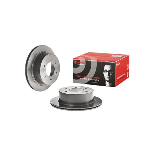 Bromsskiva Ventilerad, Bakaxel Brembo Coated disc line 09.D413.11 BREMBO