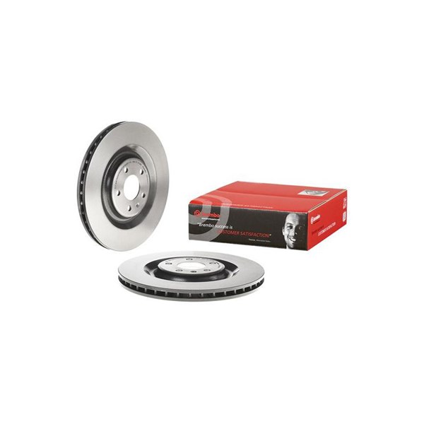 Bromsskiva Ventilerad, Bakaxel Brembo Coated disc line 09.D424.11 BREMBO