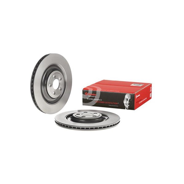 Bromsskiva Ventilerad, Bakaxel Brembo Coated disc line 09.D434.11 BREMBO