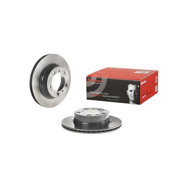 Bromsskiva Ventilerad, Bakaxel Brembo Coated disc line 09.D580.11 BREMBO