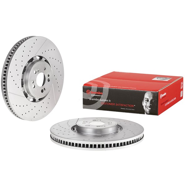 Bromsskiva Ventilerad, Framaxel Brembo 09.D601.43 BREMBO