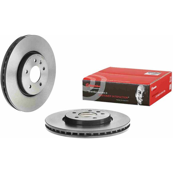 Bromsskiva Ventilerad, Framaxel Brembo 09.D608.11 BREMBO