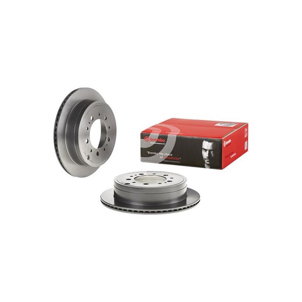 Bromsskiva Ventilerad, Bakaxel Brembo Coated disc line 09.D618.11 BREMBO