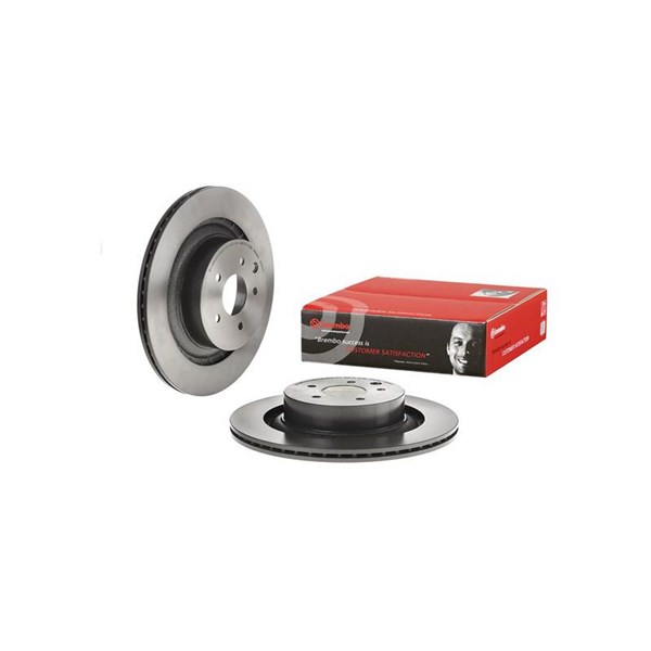 Bromsskiva Ventilerad, Bakaxel Brembo Coated disc line 09.D690.11 BREMBO