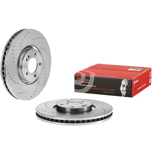 Bromsskiva Ventilerad, Framaxel Brembo 09.D762.10 BREMBO