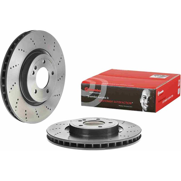 Bromsskiva Ventilerad, Bakaxel Brembo Coated disc line 09.D763.11 BREMBO