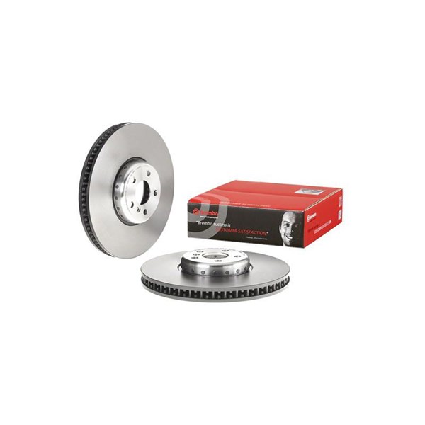 Bromsskiva Ventilerad, Framaxel, framaxel höger Brembo 09.D896.13 BREMBO