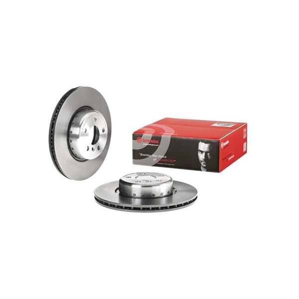 Bromsskiva Ventilerad, Framaxel Brembo 09.D904.13 BREMBO