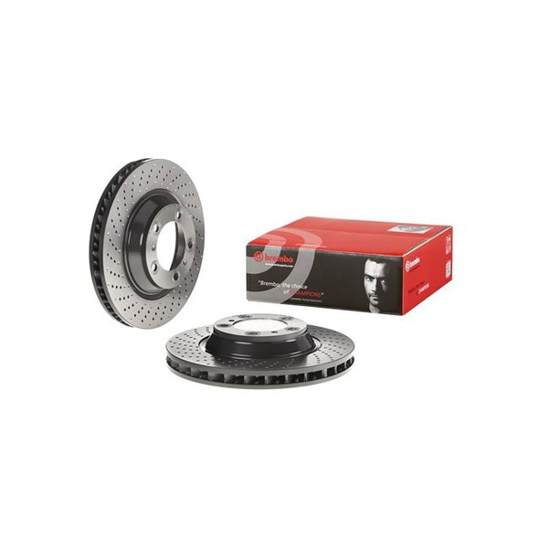Bromsskiva, Framaxel, framaxel vänster Brembo 09.D932.11 BREMBO