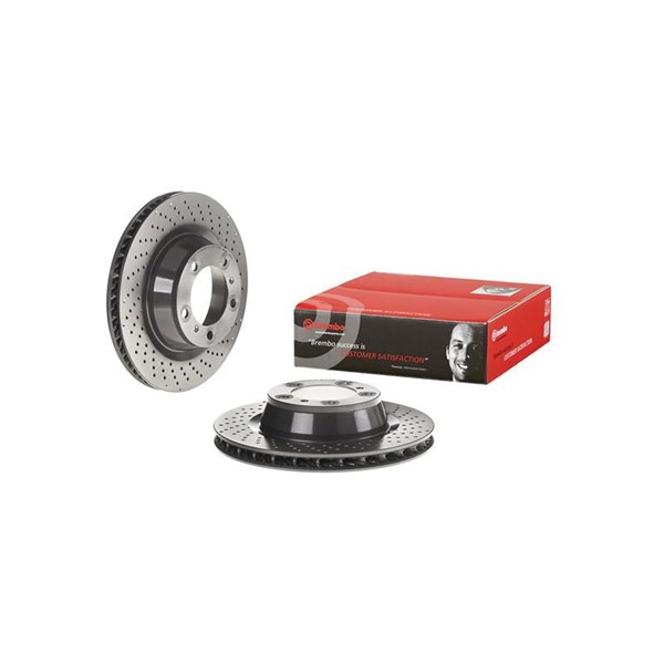 Bromsskiva, Bakaxel, Bakaxel höger Brembo 09.D935.11 BREMBO